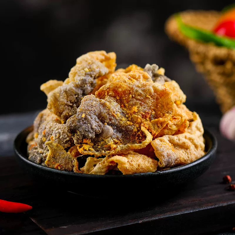 Salted egg fish skin