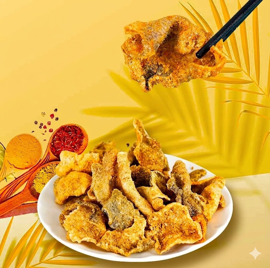Crispy fish skin